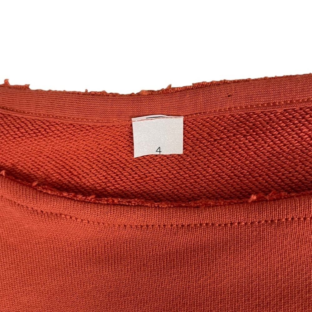 lululemon‎ Softstreme Perfectly Oversized Cropped Crew Sweatshirt Solar Orange - Picture 10 of 16